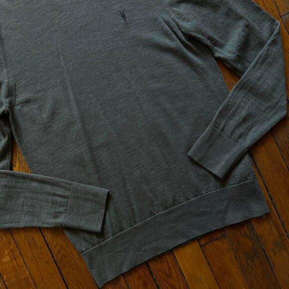 All Saints Khaki Crewneck Sweater - Picture 3 of 8